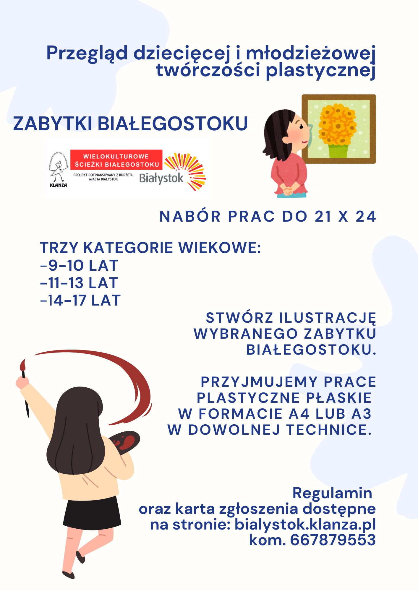 Przegląd twórczości plastycznej dzieci i młodzieży pod hasłem „Zabytki Białegostoku”