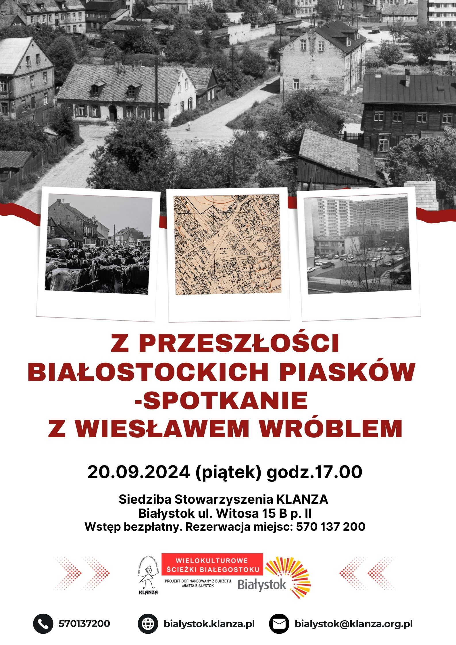 “Piaski. Opowieści z przeszłości dzielnicy” – spotkanie z historykiem Wiesławem Wróblem