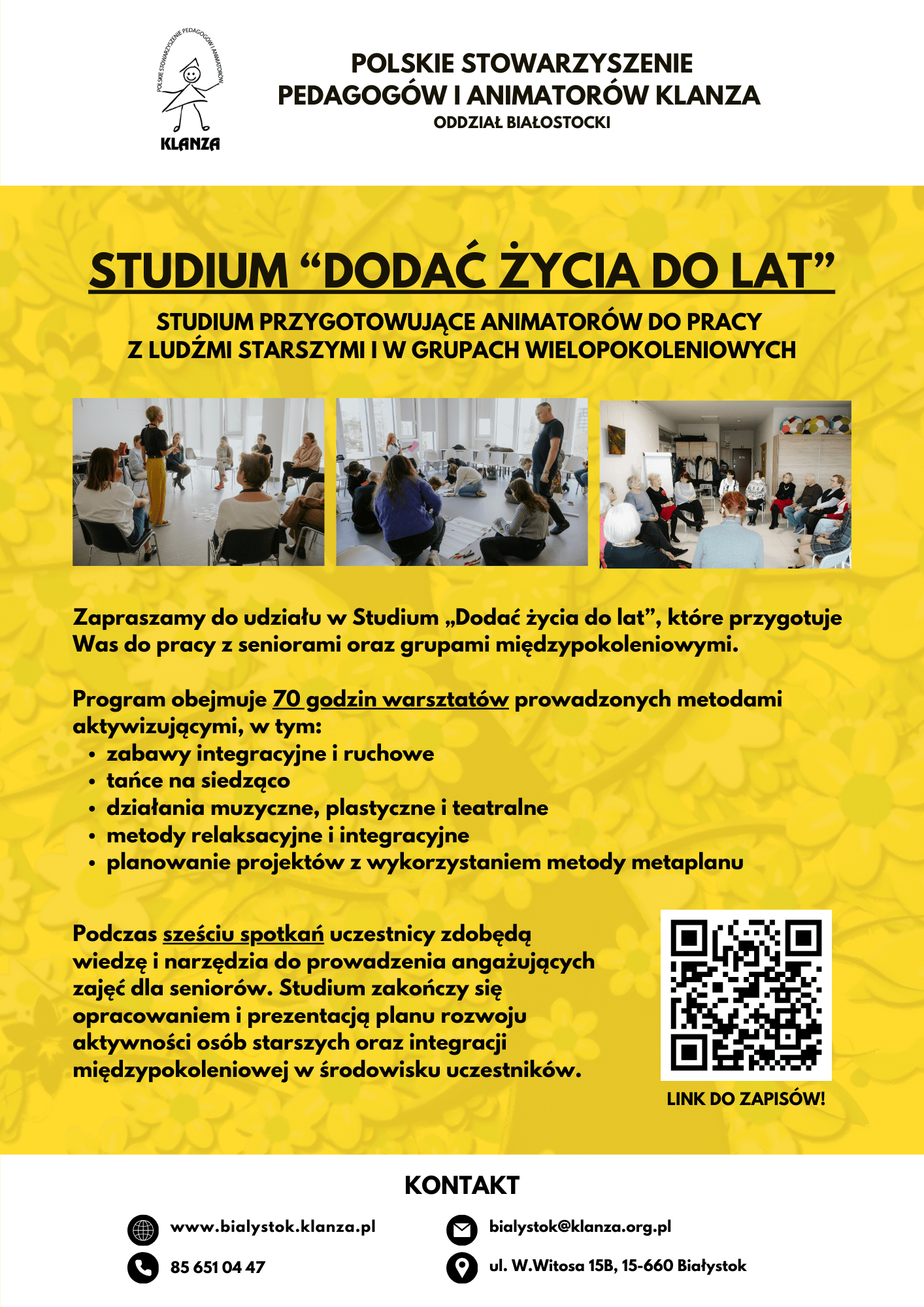 Studium “Dodać życia do lat”