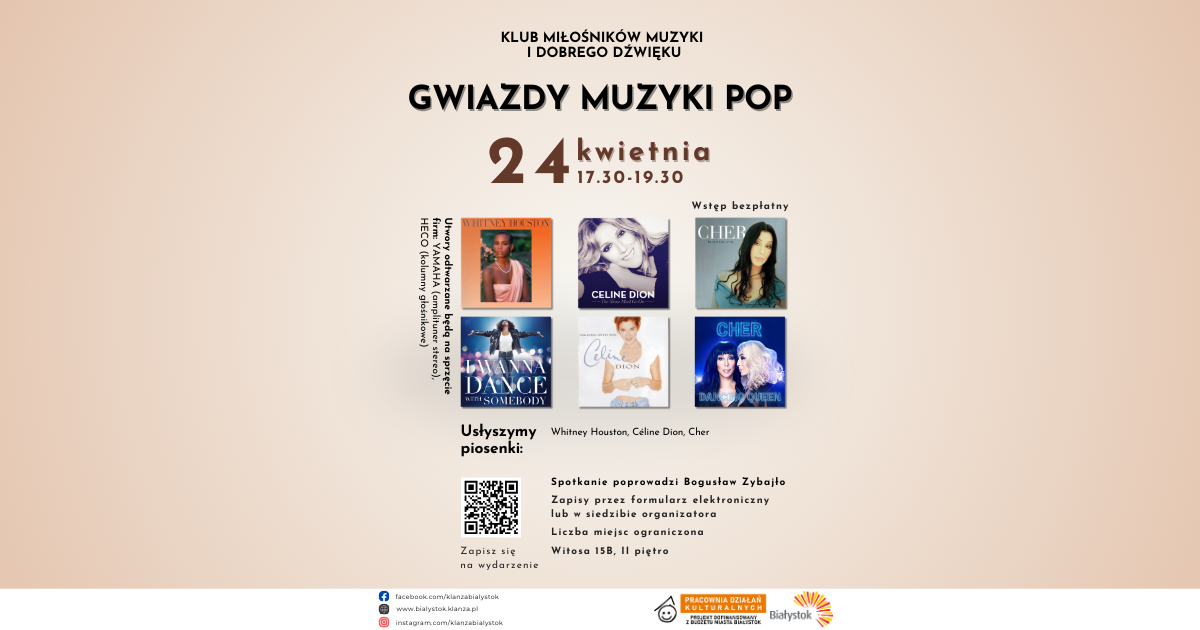 KLUB MIŁOŚNIKÓW MUZYKI I DOBREGO DŹWIĘKU – „GWIAZDY MUZYKI POP”