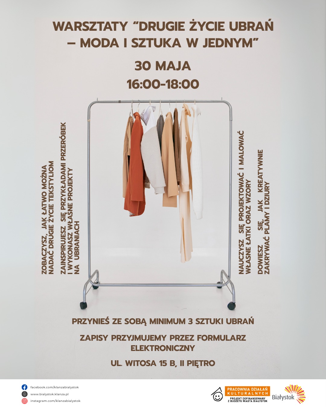 „Drugie życie ubrań – moda i sztuka w jednym”