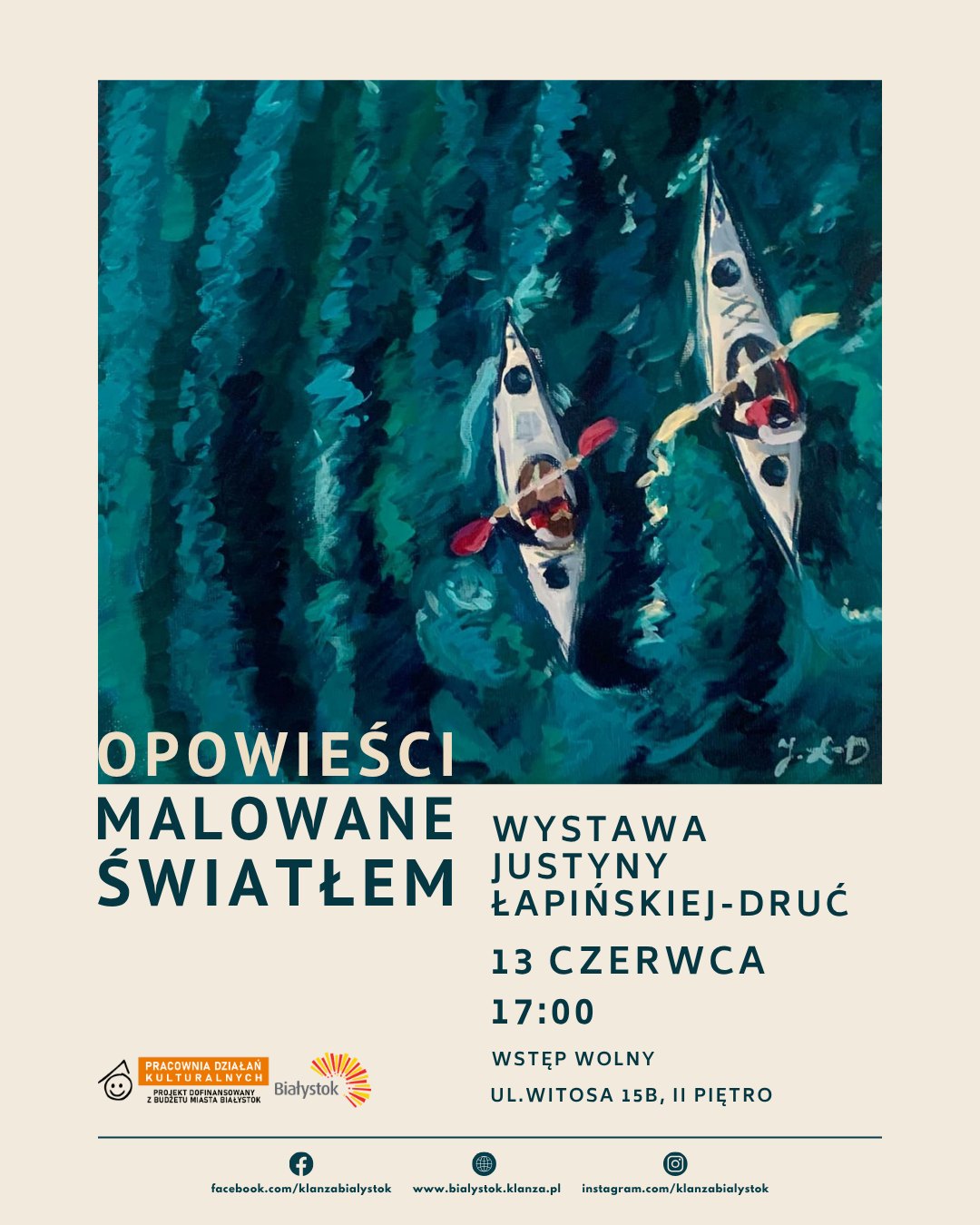 Opowieści malowane światłem – wernisaż wystawy Justyny Łapińskiej-Druć