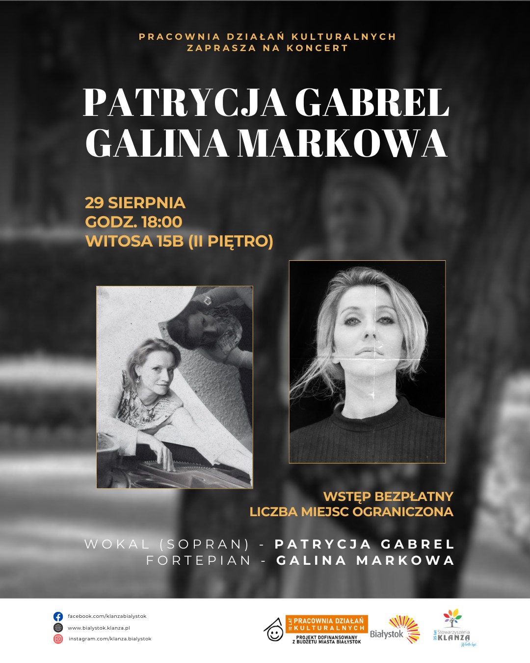 Koncert Patrycji Gabrel i Galiny Markowej